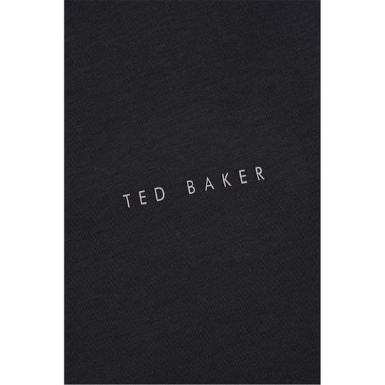 Men's Ted Baker Lettering Crew Neck Long Sleeve Pyjama Set in Navy - Image 5