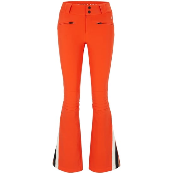 Women's Boss Solid Patterned Flared Ski Salopette in Orange - Image 1