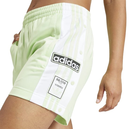 Women's adidas Originals Adibreak Bermuda Shorts with Snap Button in Green - Image 5