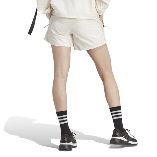 Women's adidas City Escape Shorts in chalk white - Image 3