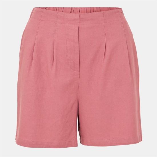 Women's Vero Moda Jesmilo Solid Bermuda Shorts in Mesa Rose - Image 1