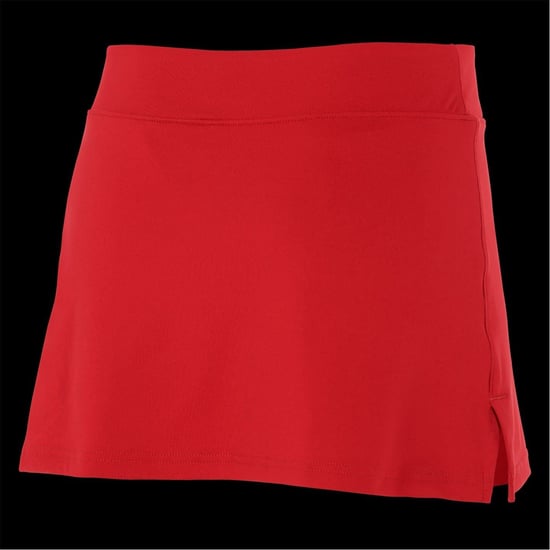 Women's Nike Solid Patterned Team Mini Skort in University Red - Image 3