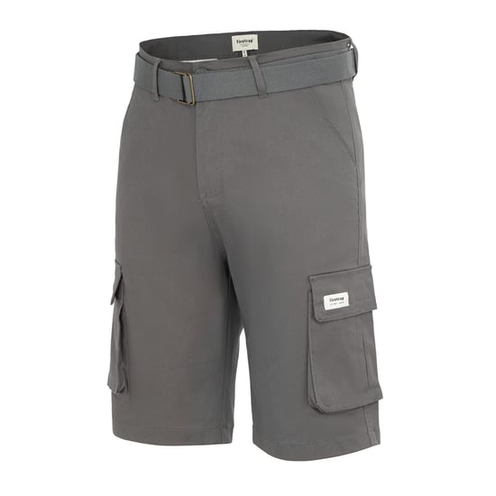 Men's Firetrap Cargo Shorts in Grey - Image 3