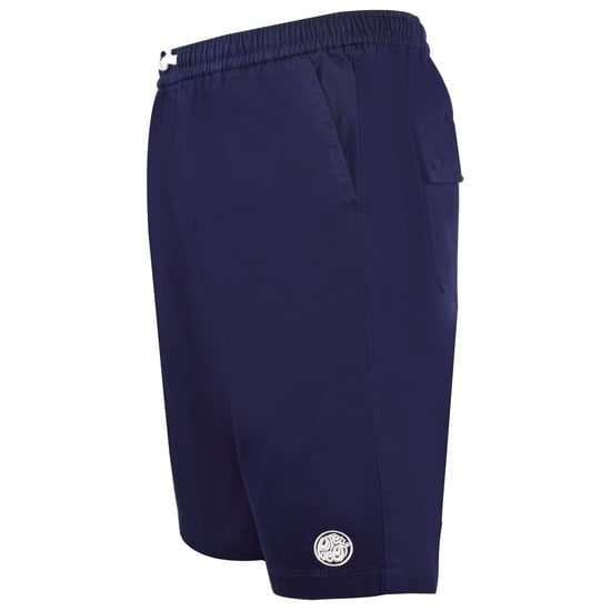 Men's Pretty Green Cargo Shorts with Straight Hem in Navy - Image 3