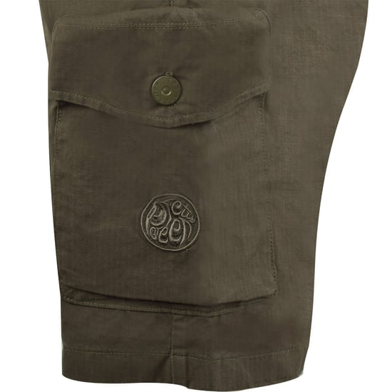 Men's Pretty Green Miles Crgoshrt in Khaki - Image 3