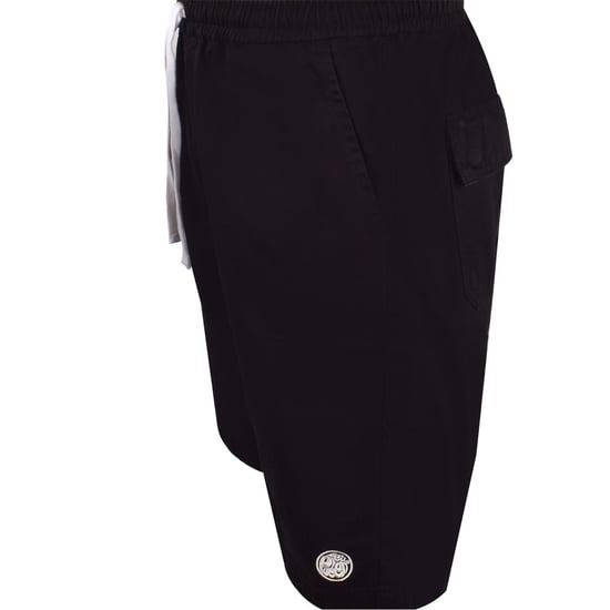 Men's Pretty Green Cargo Shorts with Straight Hem in Black - Image 2