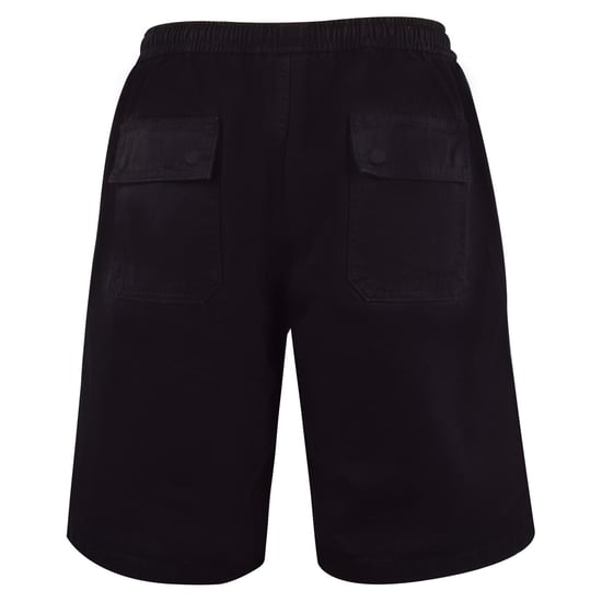Men's Pretty Green Cargo Shorts with Straight Hem in Black - Image 3
