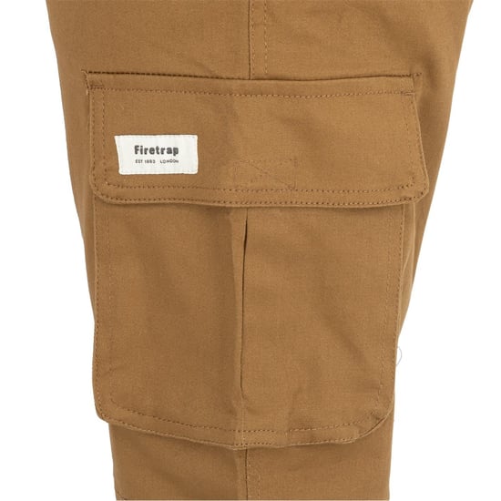 Men's Firetrap Cargo Shorts in Timber - Image 5
