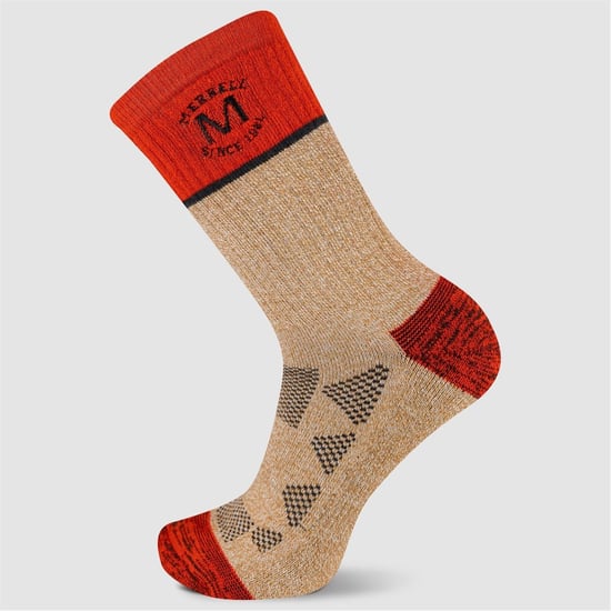 Men's Merrell Moab Hik Crw in Red - Image 1