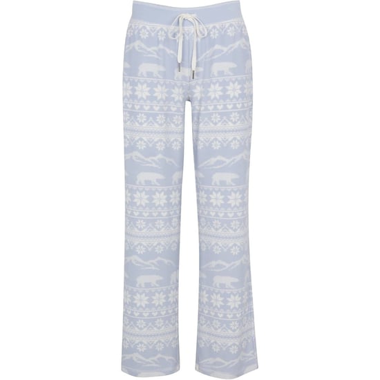 Women's PJ Salvage Salvage Snowflake Wide Leg Pant in Hellblau - Image 1
