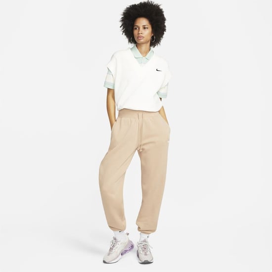 Women's Nike Phoenix Fleece Joggers in Hemp/Sail - Image 6