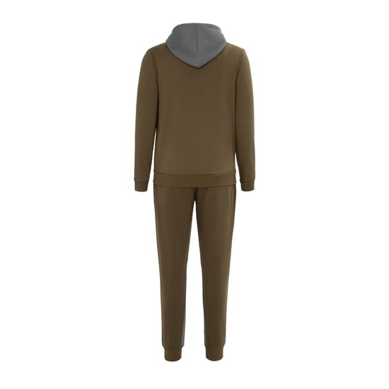 Men's Lonsdale Tracksuit in Army Green - Image 2