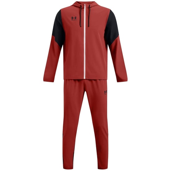 Men's Under Armour Hoodie Long Sleeve Tracksuit Set in Orange - Image 1