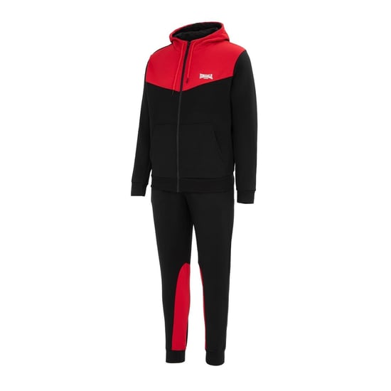 Men's Lonsdale Tracksuit in Black/Red - Image 3