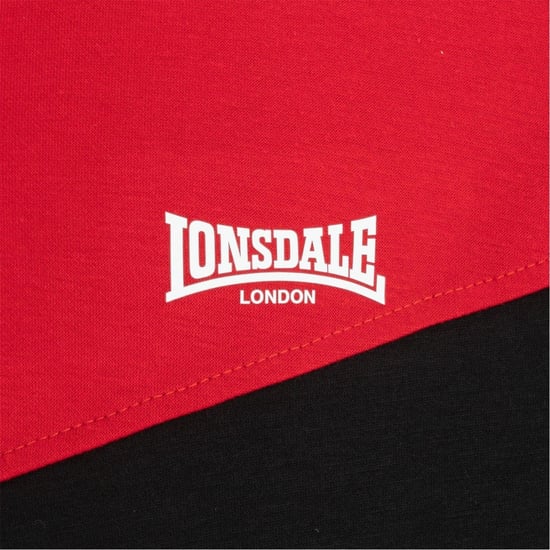 Men's Lonsdale Tracksuit in Black/Red - Image 4
