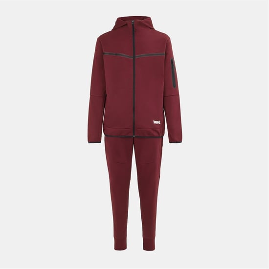 Men's Lonsdale Track Suit in Burgundy - Image 1