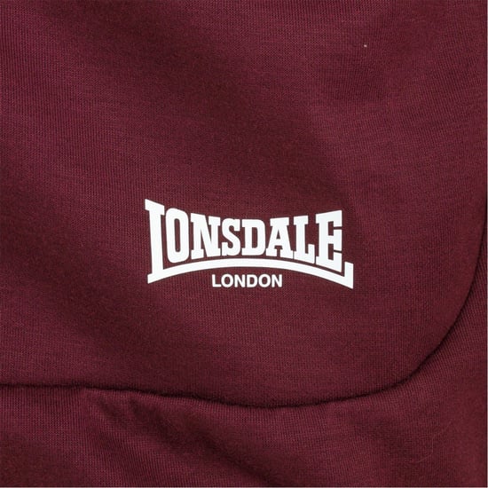 Men's Lonsdale Track Suit in Burgundy - Image 5