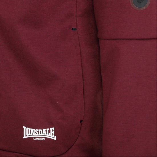 Men's Lonsdale Track Suit in Burgundy - Image 6