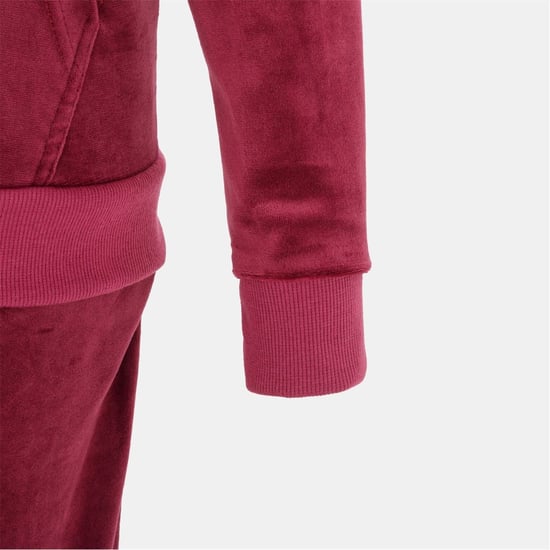 Women's Miso Women Velour Trcksuit in Fuchsia - Image 5