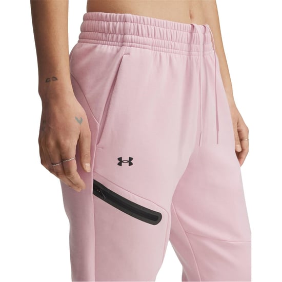 Women's Under Armour Unst Fleece Jogger in Pink - Image 3