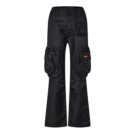 Women's Heron Preston X-Ray Nylon Cargo Pants in Black - Image 1