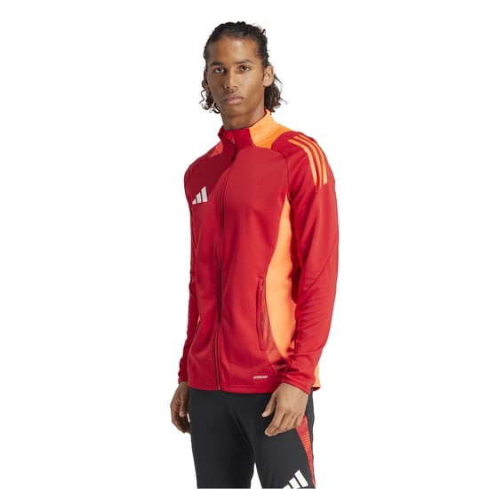 Men's adidas C Tr Jacket Tracksuit Top in Power Red - Image 3