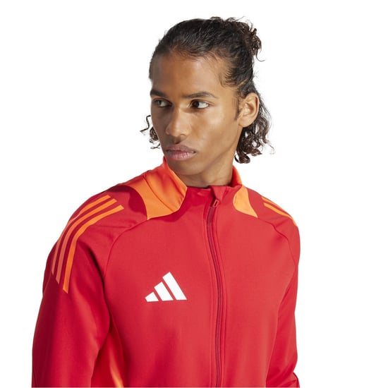 Men's adidas C Tr Jacket Tracksuit Top in Power Red - Image 5