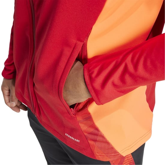 Men's adidas C Tr Jacket Tracksuit Top in Power Red - Image 6