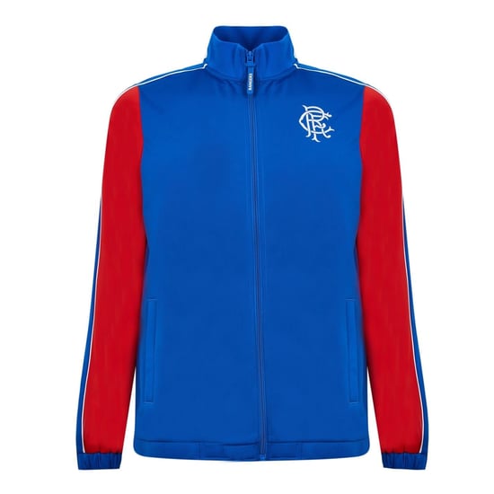 Men's Castore Mock Neck Athletic Long Sleeve Top in Blue - Image 1