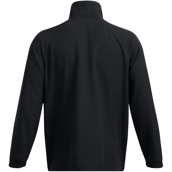 Men's Under Armour Unstoppable Solid Patterned Anorak Jacket with Drawstring in Black - Image 5