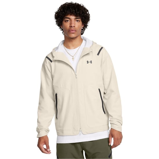 Men's Under Armour Armour Ua Unstoppable Jacket Lc Tracksuit Top in White - Image 3