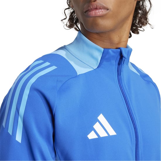 Men's adidas C Tr Jacket Tracksuit Top in Royal Blue - Image 6