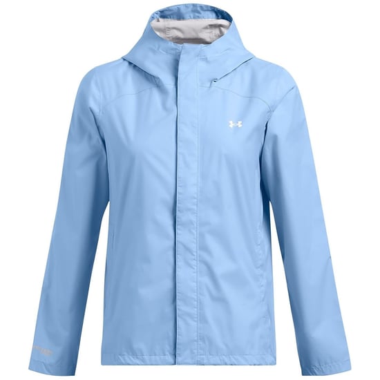 Women's Under Armour Cloudstrike Hooded Rain Jacket in Blue - Image 1
