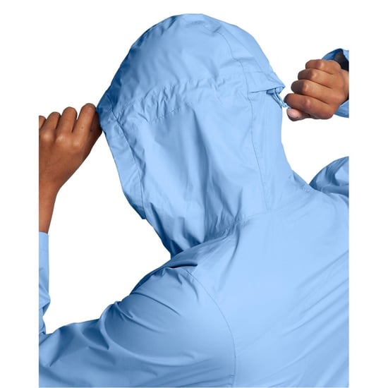 Women's Under Armour Cloudstrike Hooded Rain Jacket in Blue - Image 6