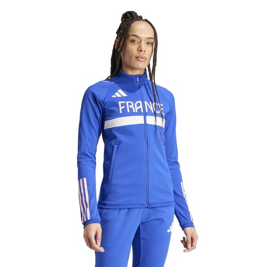 Women's adidas F Tr Jacket W in Semi lucid blue - Image 4