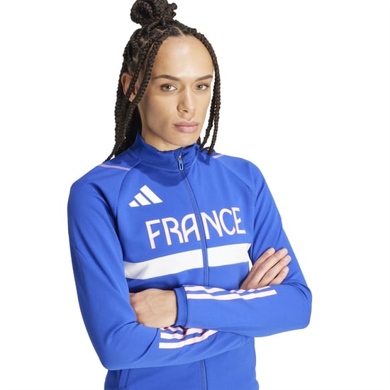 Women's adidas F Tr Jacket W in Semi lucid blue - Image 5