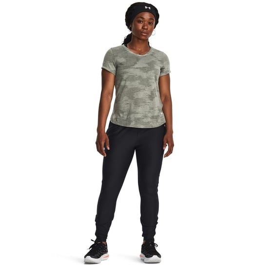 Women's Under Armour Qualifier Elite Solid Patterned Slim Track Pants in Black - Image 5