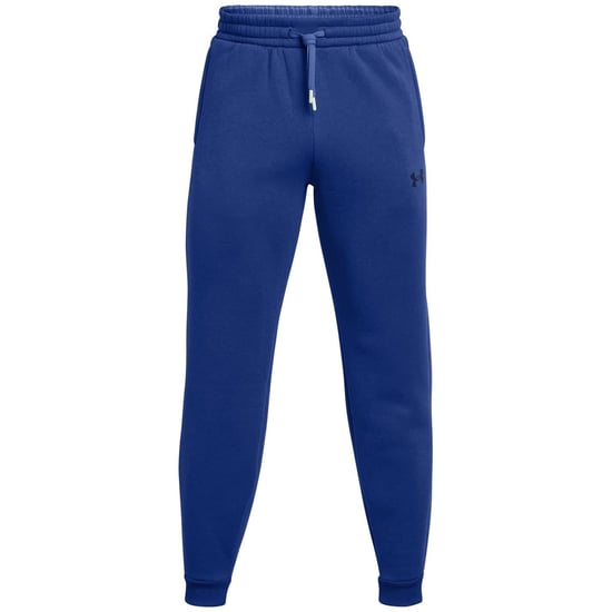 Men's Under Armour Solid Patterned Fleece Pro Joggers in Blue - Image 1