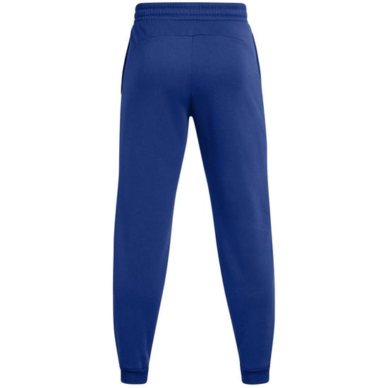 Men's Under Armour Solid Patterned Fleece Pro Joggers in Blue - Image 2