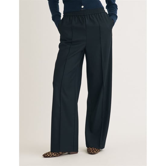 Women's Nobodys Child James Solid Wide Leg Trousers in Black - Image 2