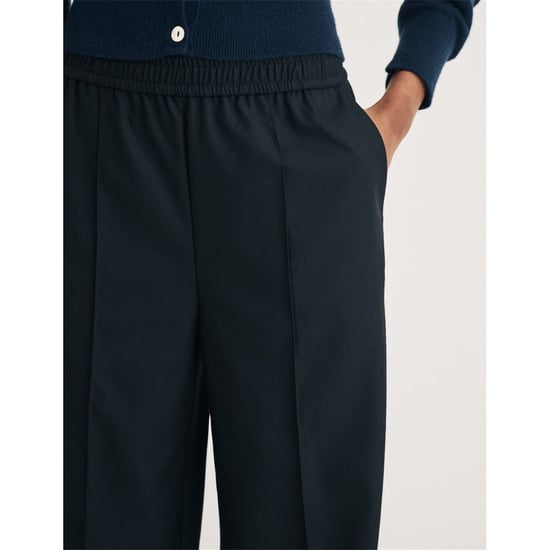 Women's Nobodys Child James Solid Wide Leg Trousers in Black - Image 3