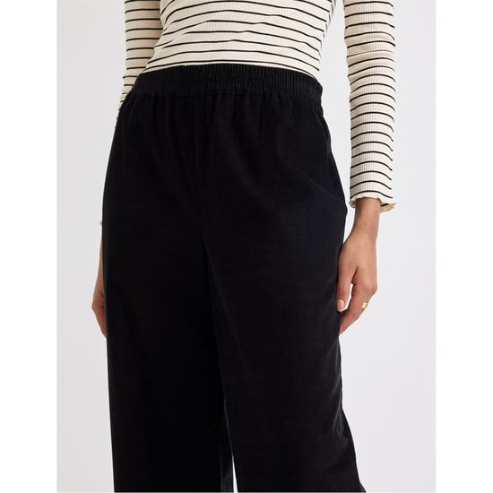 Women's Nobodys Child Misha Wide Leg Trousers in Black - Image 3
