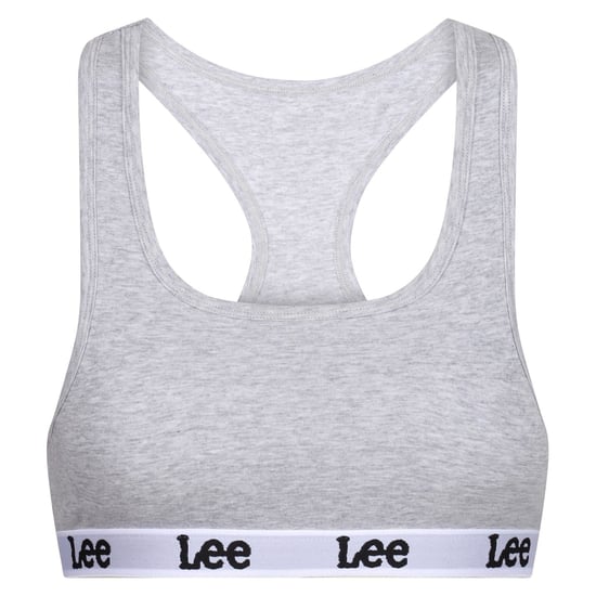 Women's Lee Diana Scoop Neck Slim Fit Bra in Grey Marl - Image 1