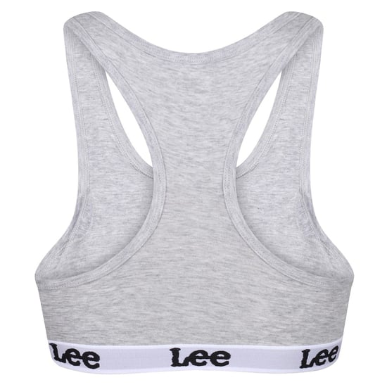 Women's Lee Diana Scoop Neck Slim Fit Bra in Grey Marl - Image 2
