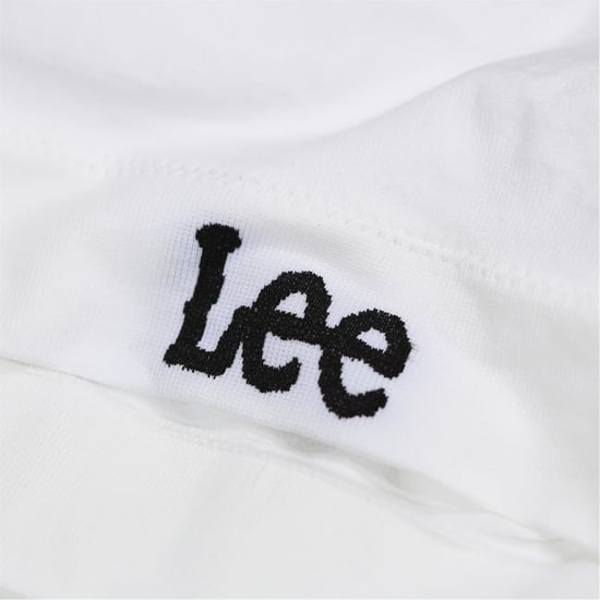 Women's Lee Katie Scoop Neck Cropped Bra in White - Image 3