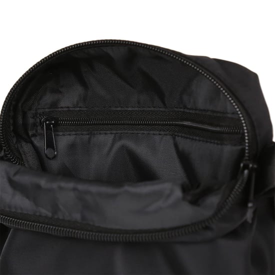 Accessories Spiral Rectangle Cross Body Bag with Black Hardware in Black - Image 4
