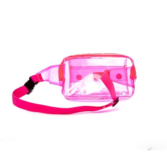 Accessories Spiral Statement Grab Bag with Logo Patch in Pink - Image 2