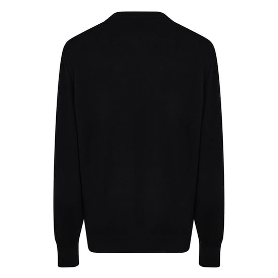 Men's Boss Ecaio P Knitted Jumper in Black - Image 2
