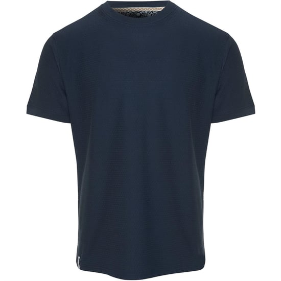 Men's Threadbare Gosford Regular Fit Crew Neck T-Shirt in Navy - Image 1