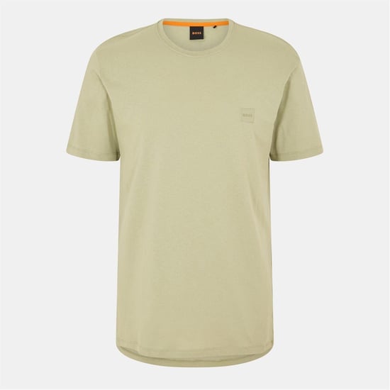 Men's Boss Hbo Tales T-Shirt, Premium Cotton in Open Green 370 - Image 1
